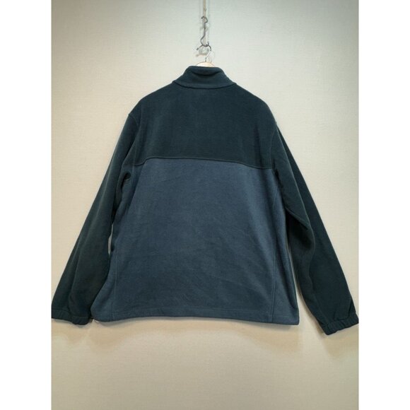 Columbia Mountain Full Zip Fleece Jacket Mens XL Two-Tone Blue Outdoors Camping - Picture 6 of 11